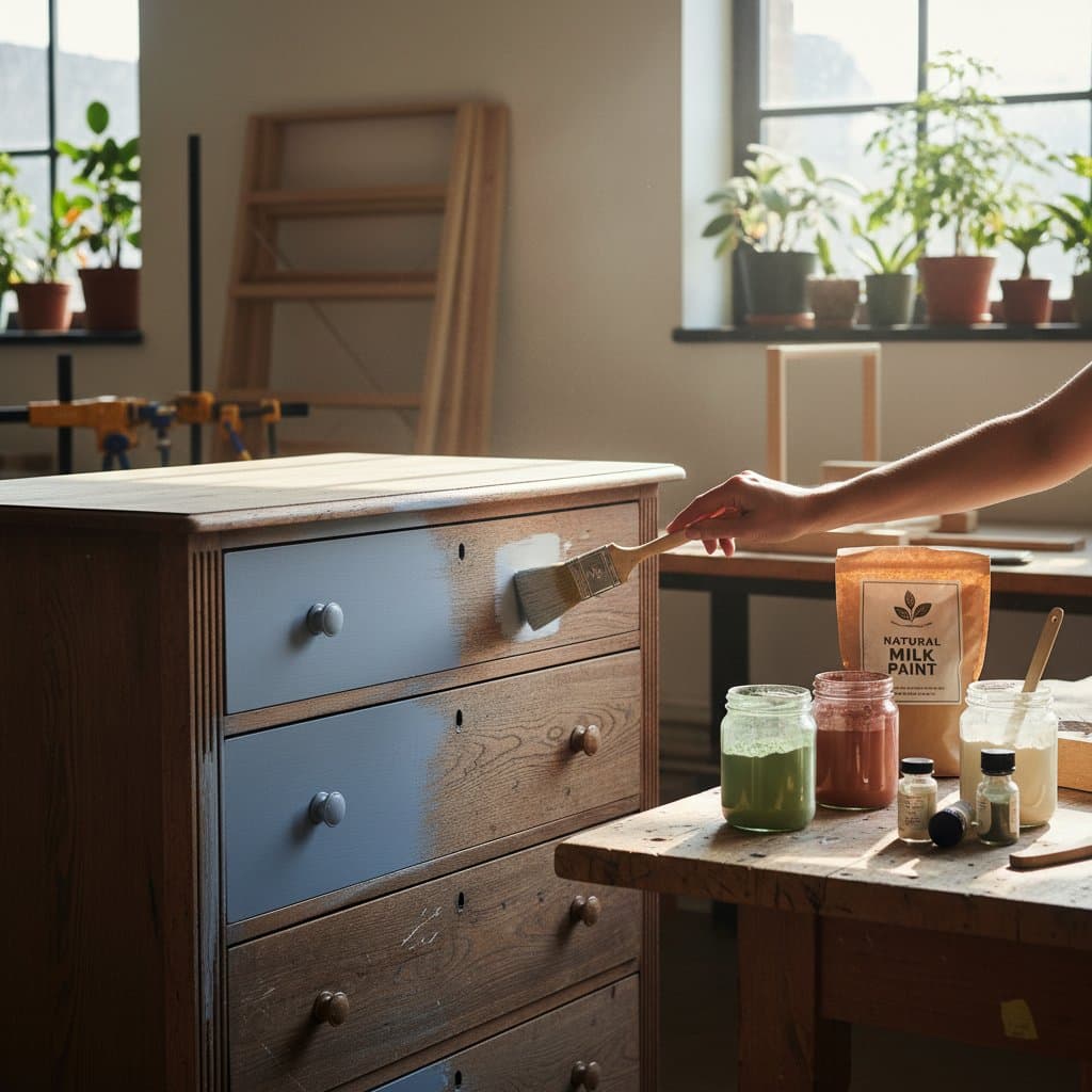 Featured image for Milk Paint's Low-Toxin Bond Revives Old Furniture