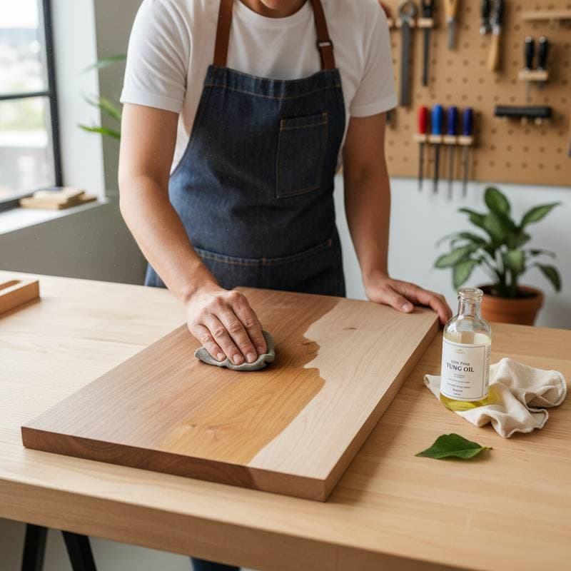 Featured image for Why Woodworkers Are Switching Back to Tung Oil