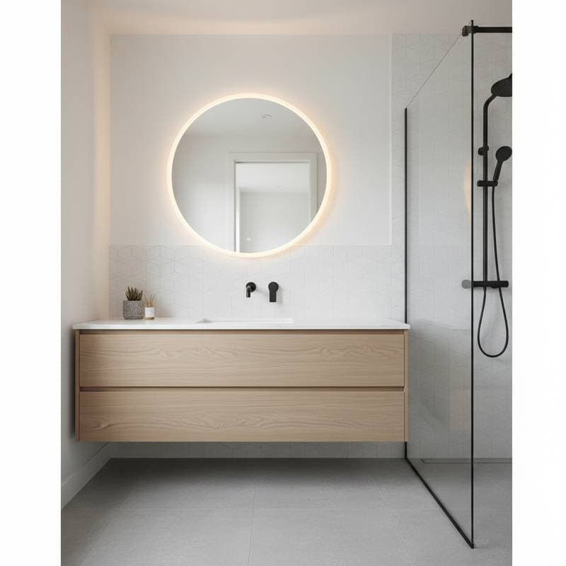 Featured image for Why Floating Vanities Make Small Bathrooms Look Bigger