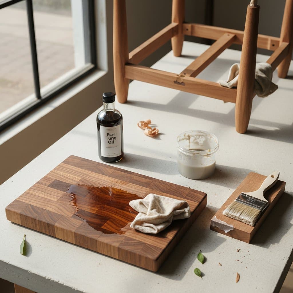 Featured image for Tung Oil Outperforms Polyurethane for Repairability