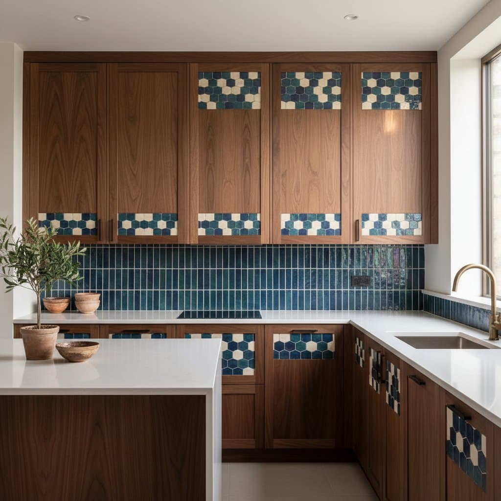 Featured image for Zellige Inlays Add $45-$70 Per Foot to Custom Cabinets