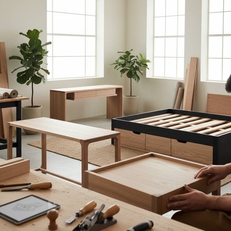 Featured image for Japandi Style Drives Custom Woodworking Boom in 2025