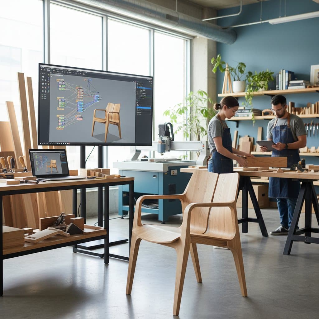 Featured image for Parametric Design Tools Transform Custom Furniture Making