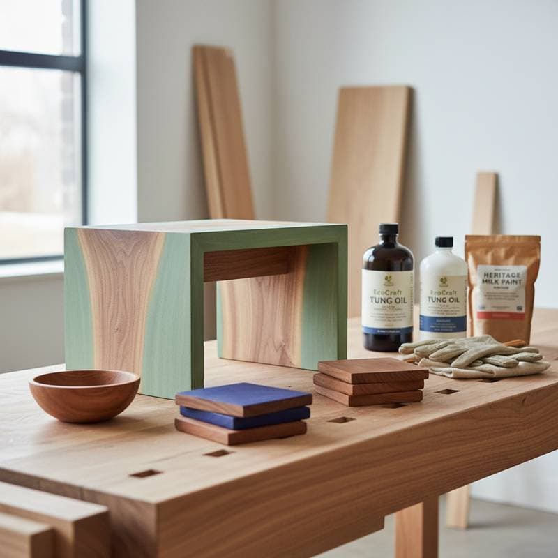 Featured image for Tung Oil and Milk Paint Create Durable Matte Finish