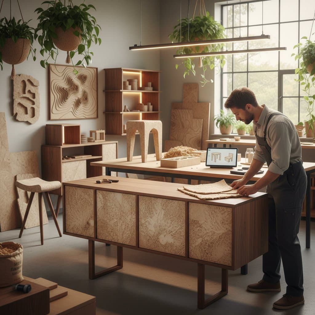 Featured image for Mycelium Panels Cost Half as Much as Hardwood