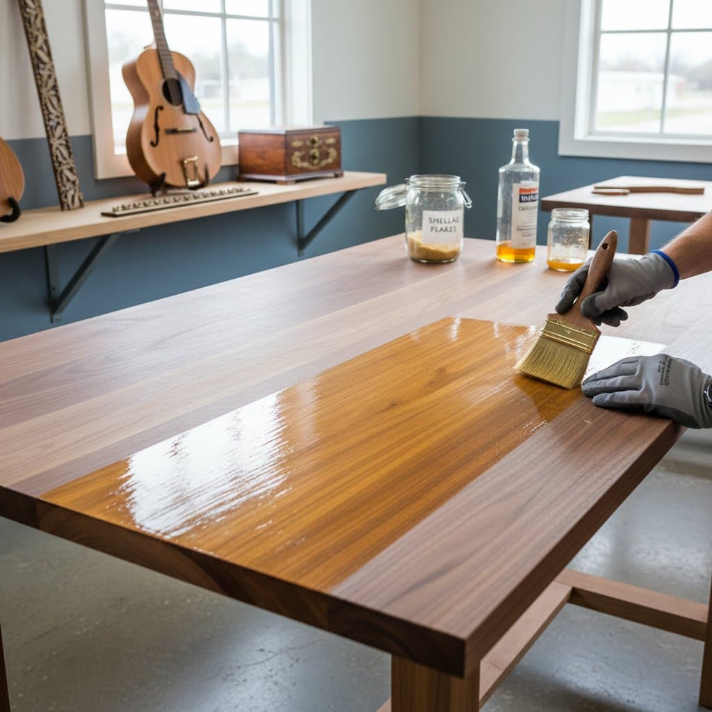 Featured image for Shellac Dries in Minutes and Takes Multiple Coats Daily