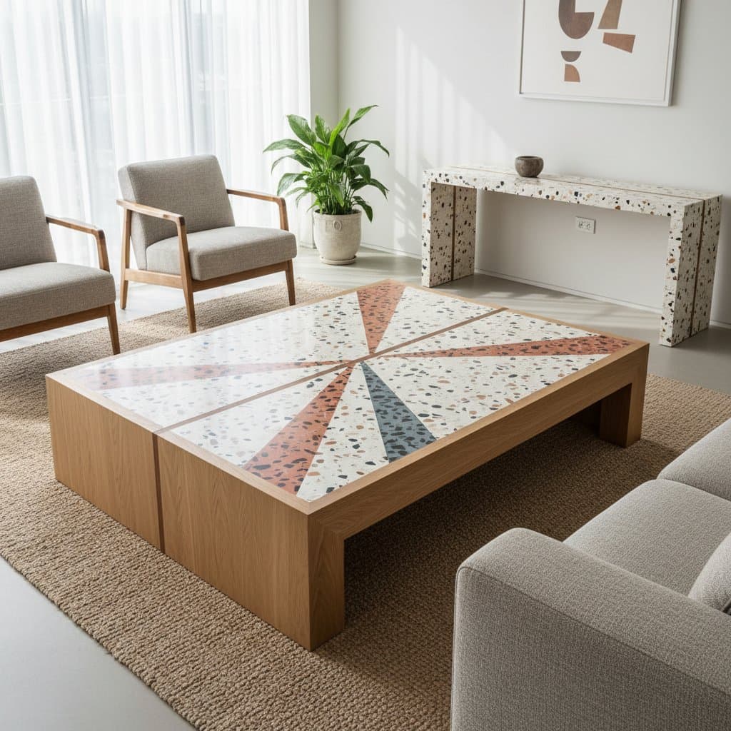 Featured image for Why Terrazzo Inlays Rule 2026 Furniture Design