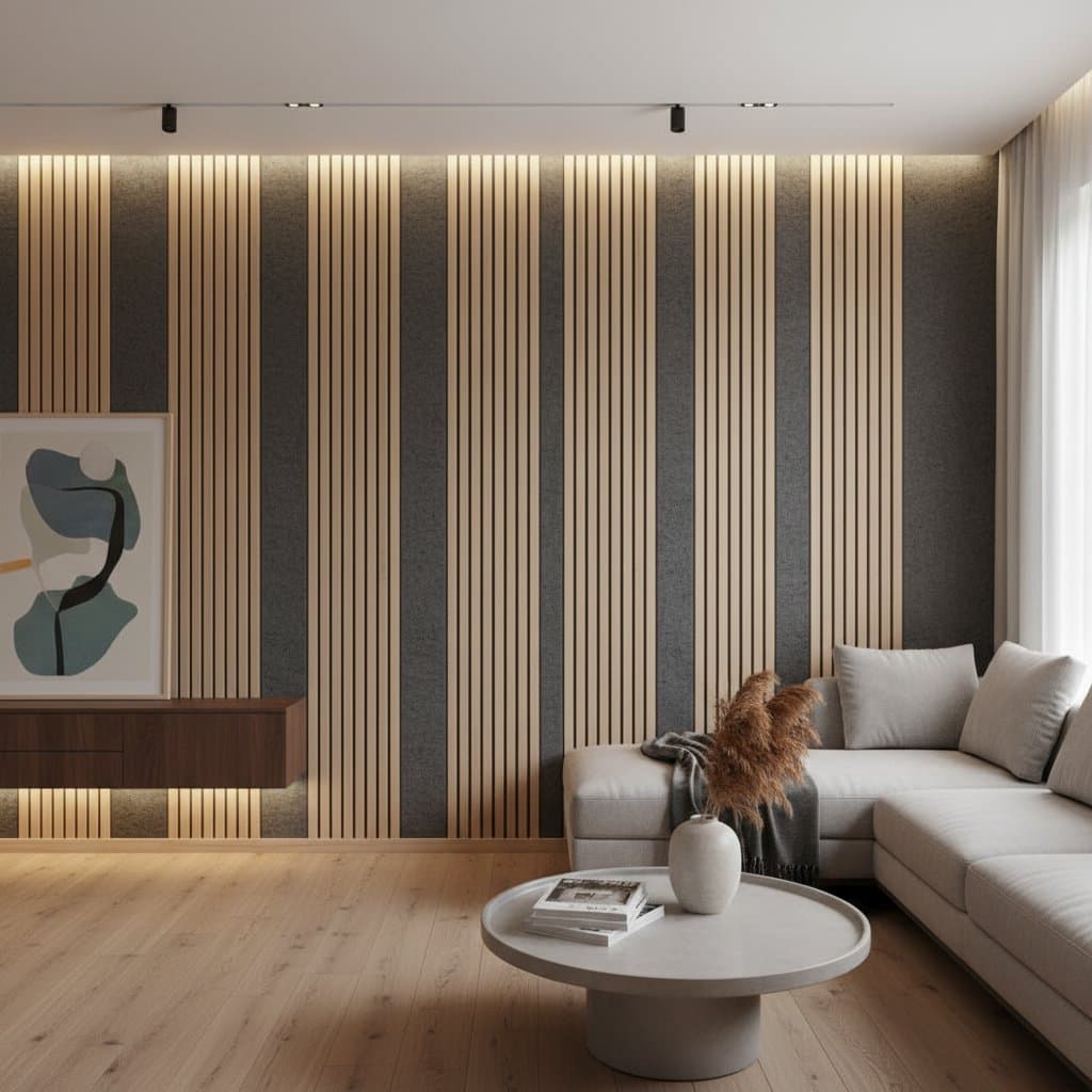 Featured image for Acoustic Battens Turn Any Wall Into a Sound Trap