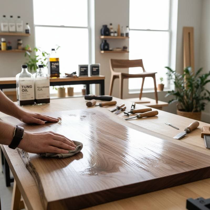 Featured image for Why Woodworkers Are Choosing Tung Oil Over Poly