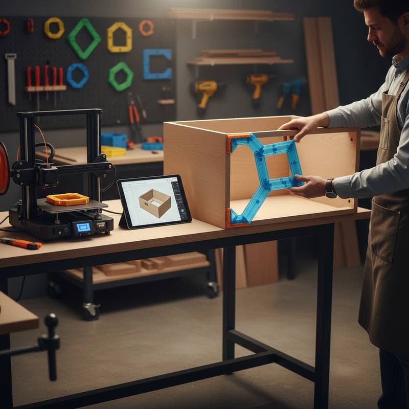 Featured image for 3D Printed Jigs Cut Cabinet Build Time in Half